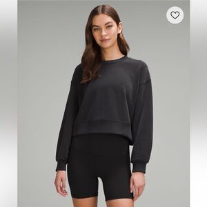 Lululemon Athletica Softstreme Perfectly Oversized Cropped Crew Size 8